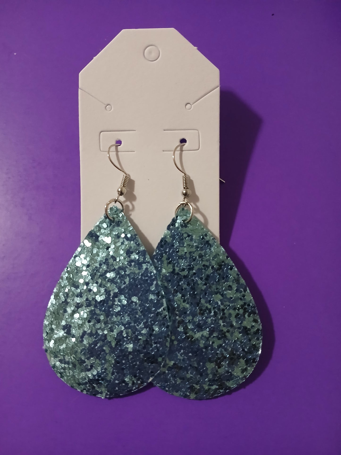 Ice Blue Sparkling Earrings