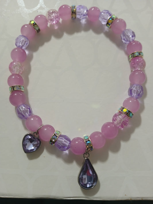 Lovely Lavender CHARM Bracelet