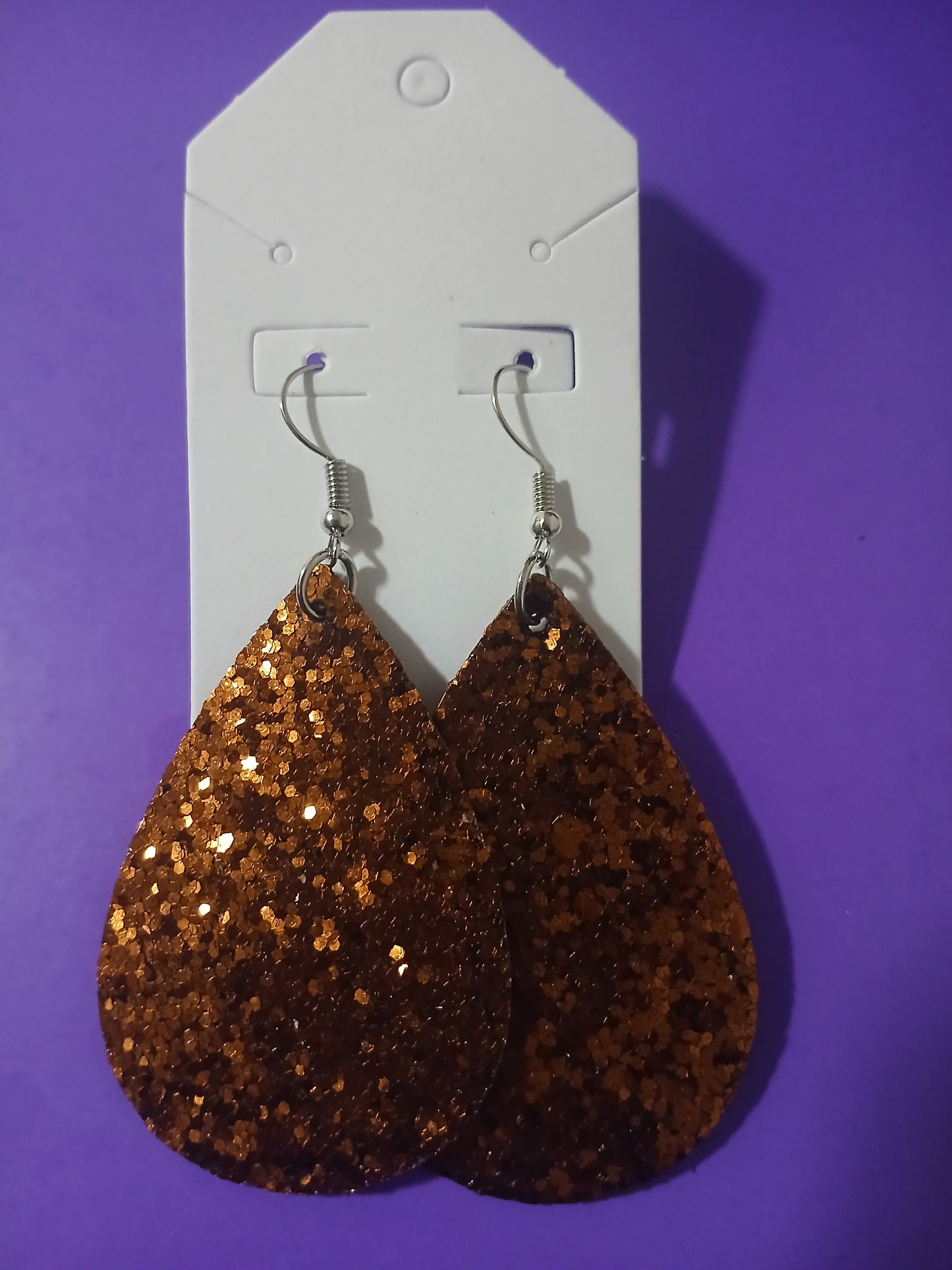 Brown Sparkling Earrings