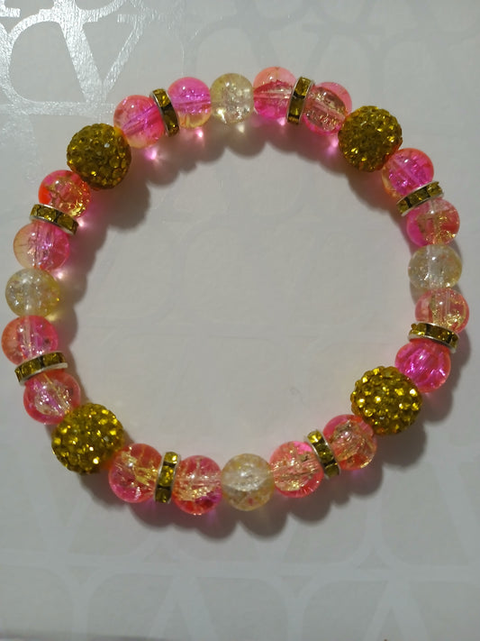 Pink Lemonade Bling Bracelet