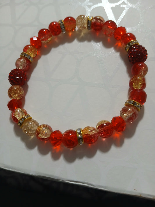 Red Velvet Bling Bracelet
