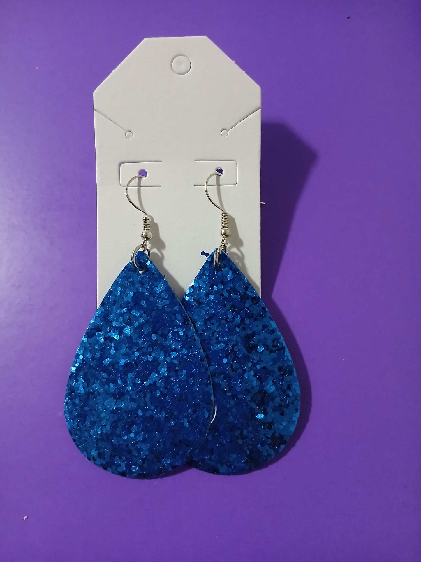 Royal Blue Sparkling Earrings